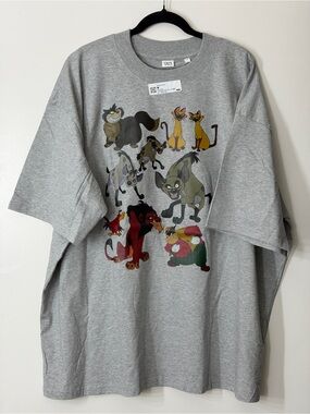 Disney Villains HANDMADE t-shirt XXL grey